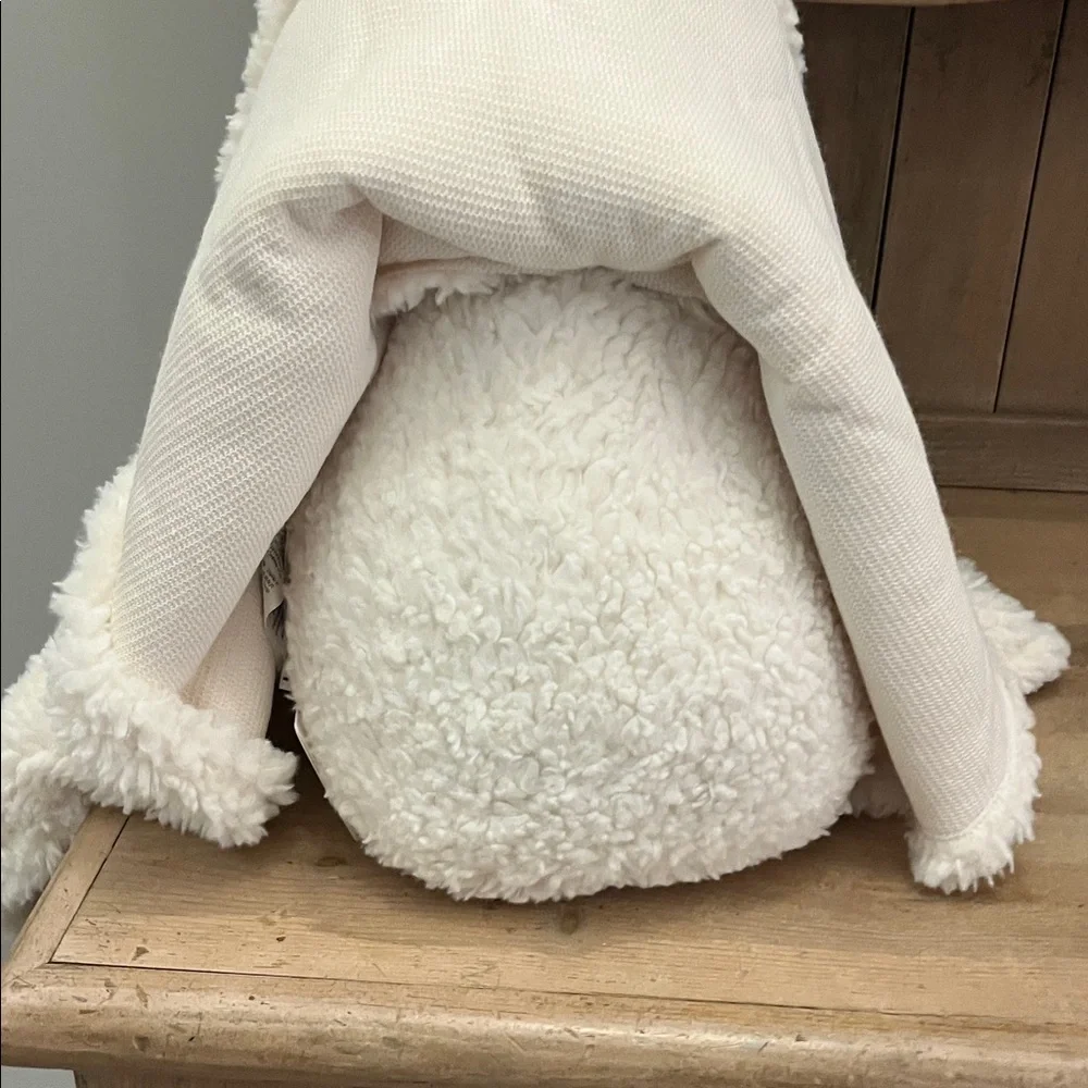 Pottery Barn Doug Gus the Ghost Dog Pillow NWT Halloween Pumpkin